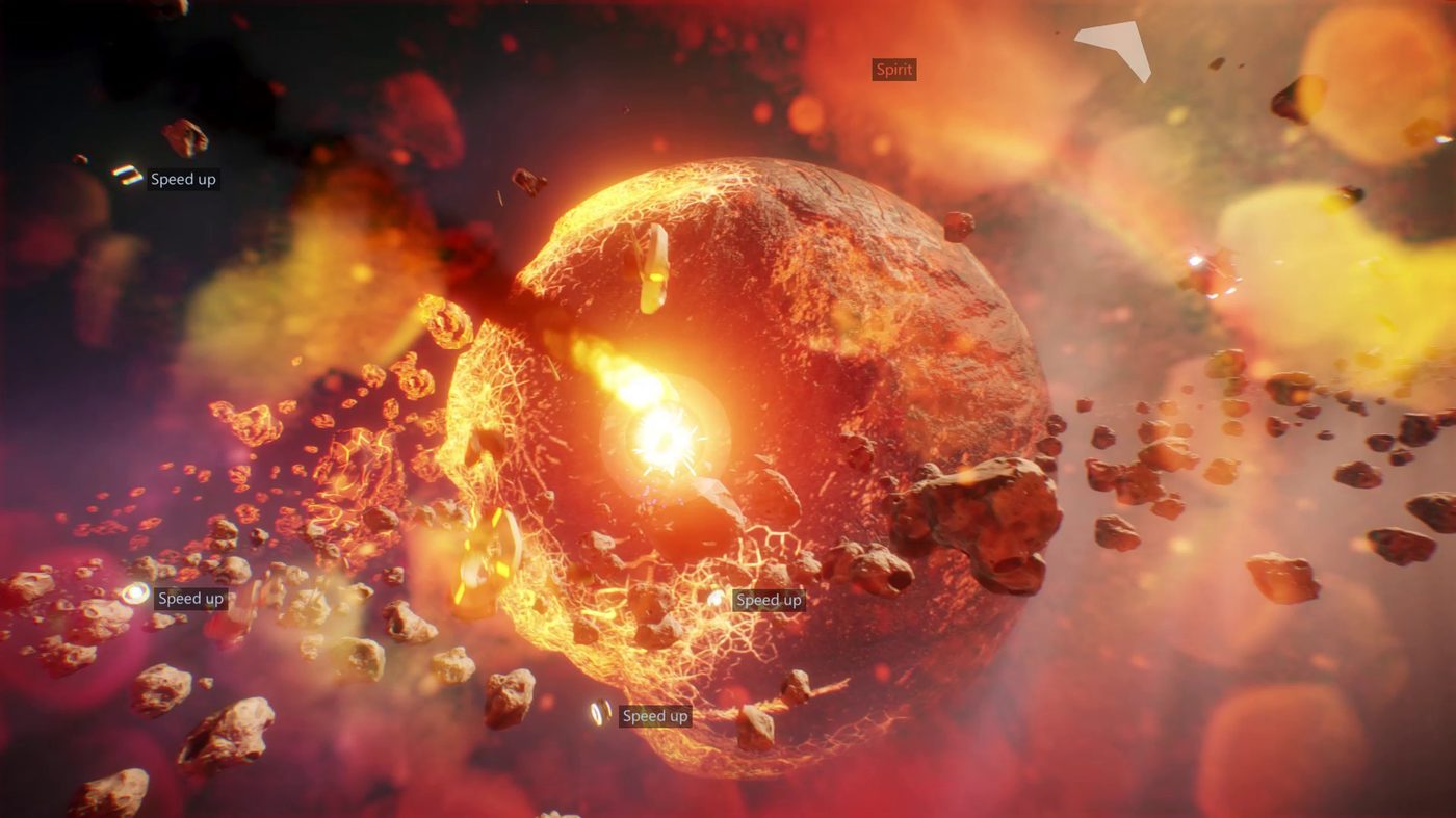 Superverse space shooter gameplay